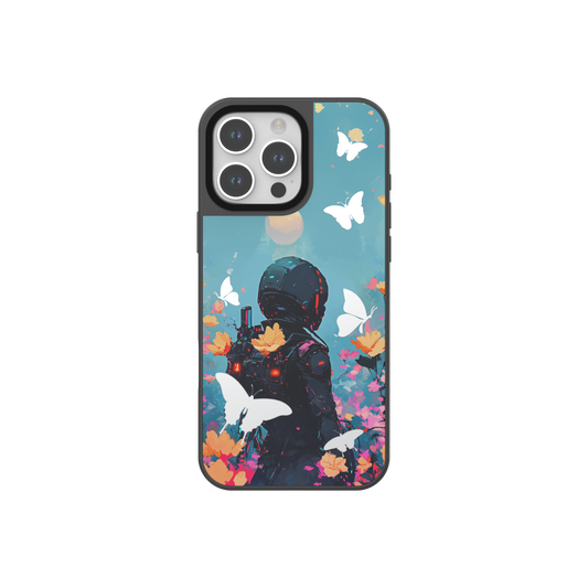 Yooffox Cyber Bloom Butterfly Horizon Phone Case