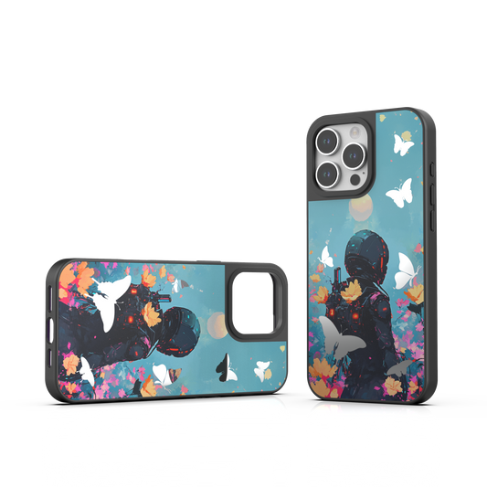 Yooffox Cyber Bloom Butterfly Horizon Phone Case