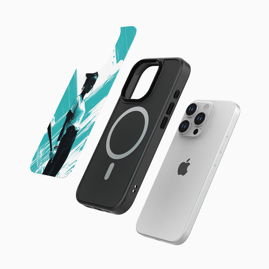 Yooffox Cyber Aqua Slugger Baseball Phone Case