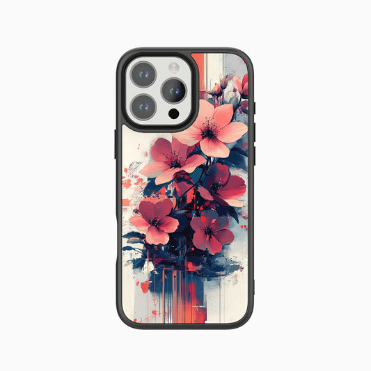 Yooffox Cyber Bloom Crimson Blossom Phone Case