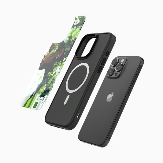 Yooffox Cyber Bloom Emerald Grace Phone Case