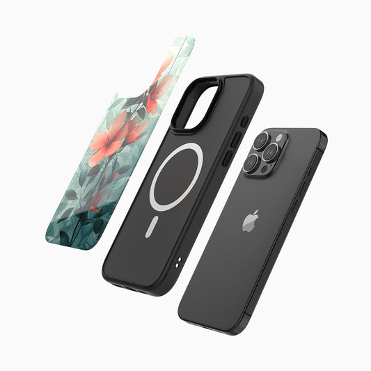 Yooffox Cyber Bloom Lush Bliss Phone Case