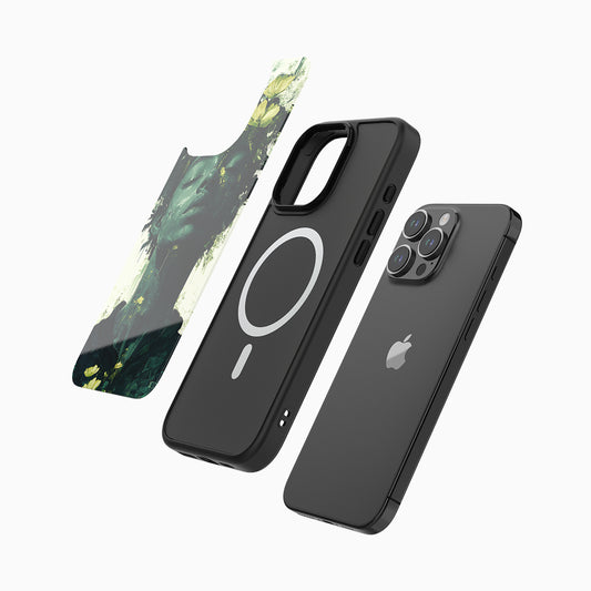 Yooffox Cyber Bloom Verdant Serenity Phone Case